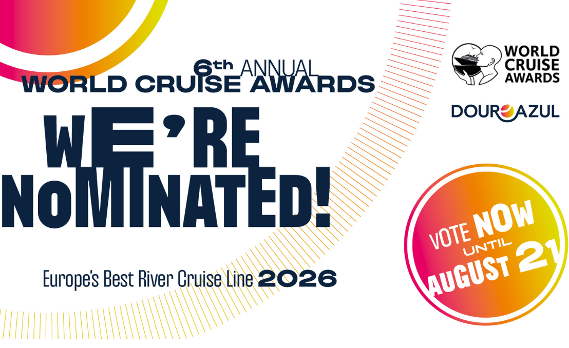 Announcement of DouroAzul nomination for the World Cruise Awards 2026